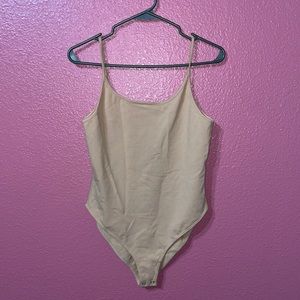 Tan bodysuit